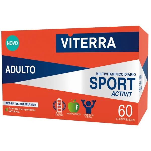 Viterra Sport Adulto Multivitamínico 60 Comprimidos