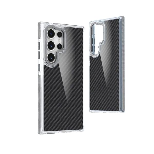Capa Samsung Galaxy S25 Ultra Efeito Carbono - 60176