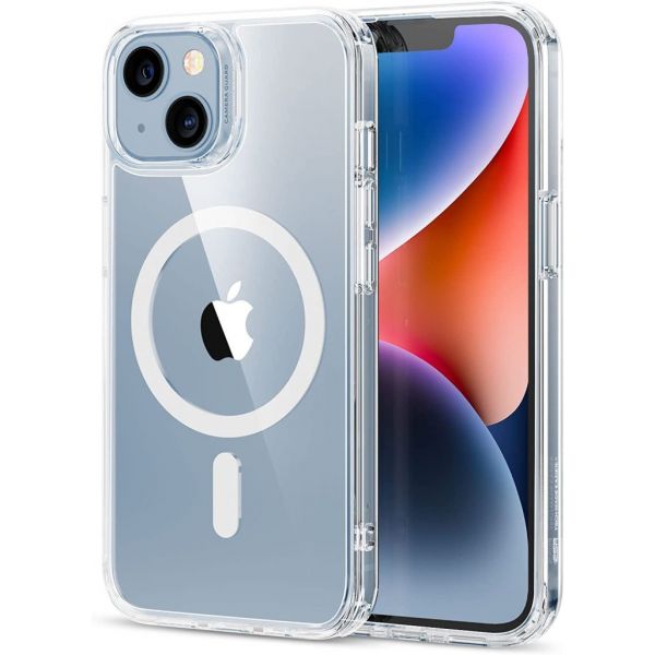 Capa Silicone Magnética Transparente iPhone 15 Plus - 52197291