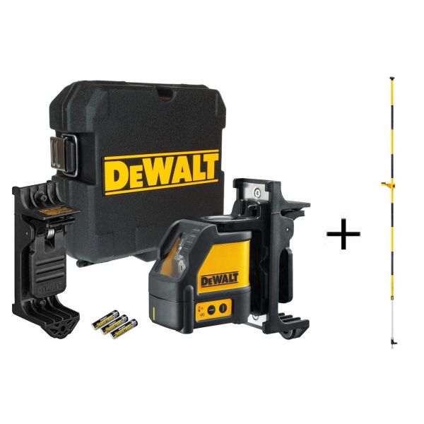 DeWALT Nível Laser DW088K-XJ + Poste DE0882-XJ