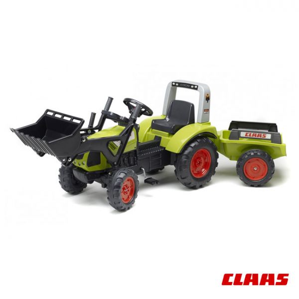 Falk Trator a Pedais Claas Arion 430 + Reboque + Pá - TO-1040AM