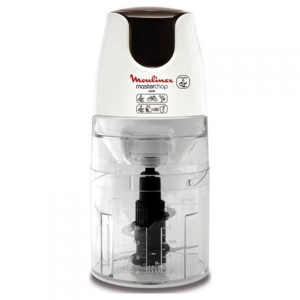 Picadora Moulinex Masterchop XL DJ450B10 | 500W, 0.5L, Aço inoxidável