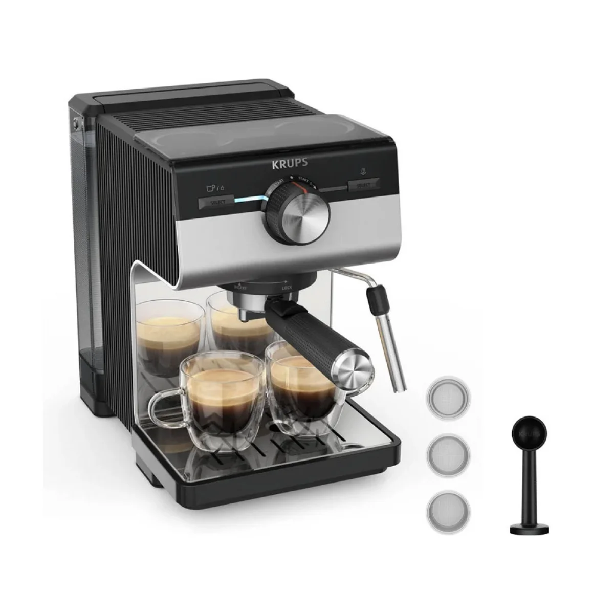 M�quina de Caf� Manual KRUPS Authentic+ XP384E10