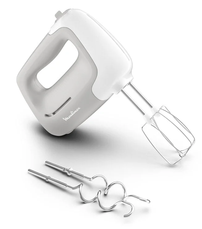 Moulinex HM450 Batedeira manual 450 W Cinzento, Branco