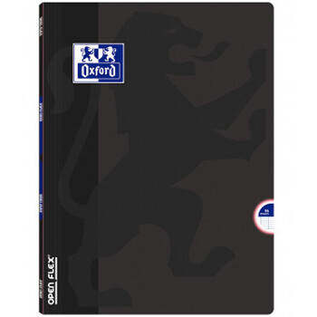 Caderno Agrafado A4 Pautado Oxford Openflex Preto 48fls 1un