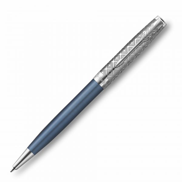Parker Esferográfica Sonnet Azul/Aço CT Tinta Azul - 2119649