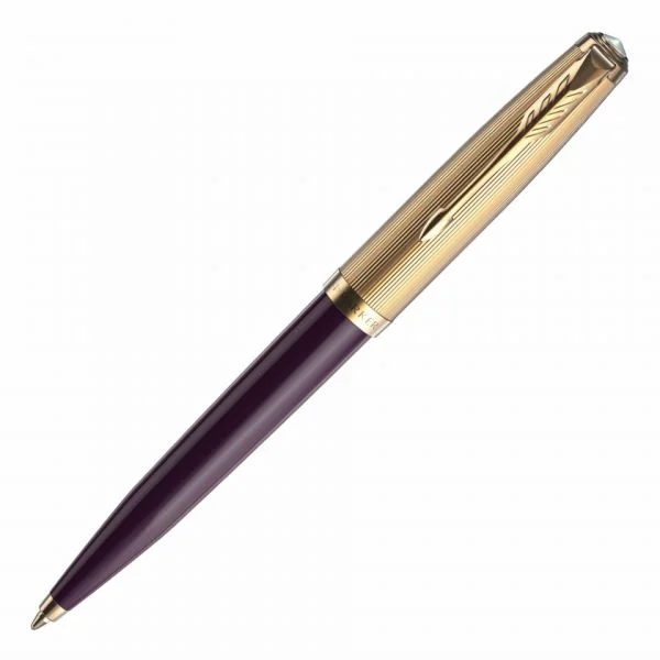 Parker Esferográfica 51 Roxo/Ouro GT Tinta Azul - 2123518