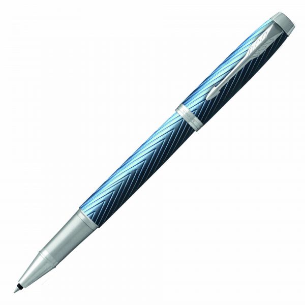 Parker Rollerball Im Premium Blue Grey Ct Preto