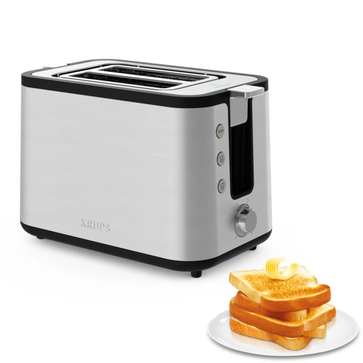 Torradeira Krups KH442D10 | 850W, Descongelar, Inox