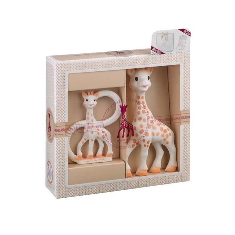 Sophie la Girafe Conjunto Prenda Girafa + Anel Dentição