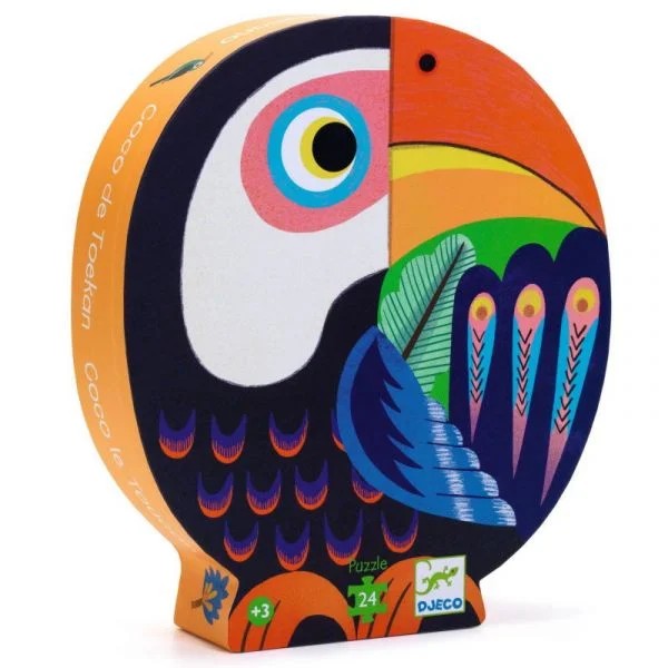 Djeco Puzzle 24 Peças Coco, o Tucano