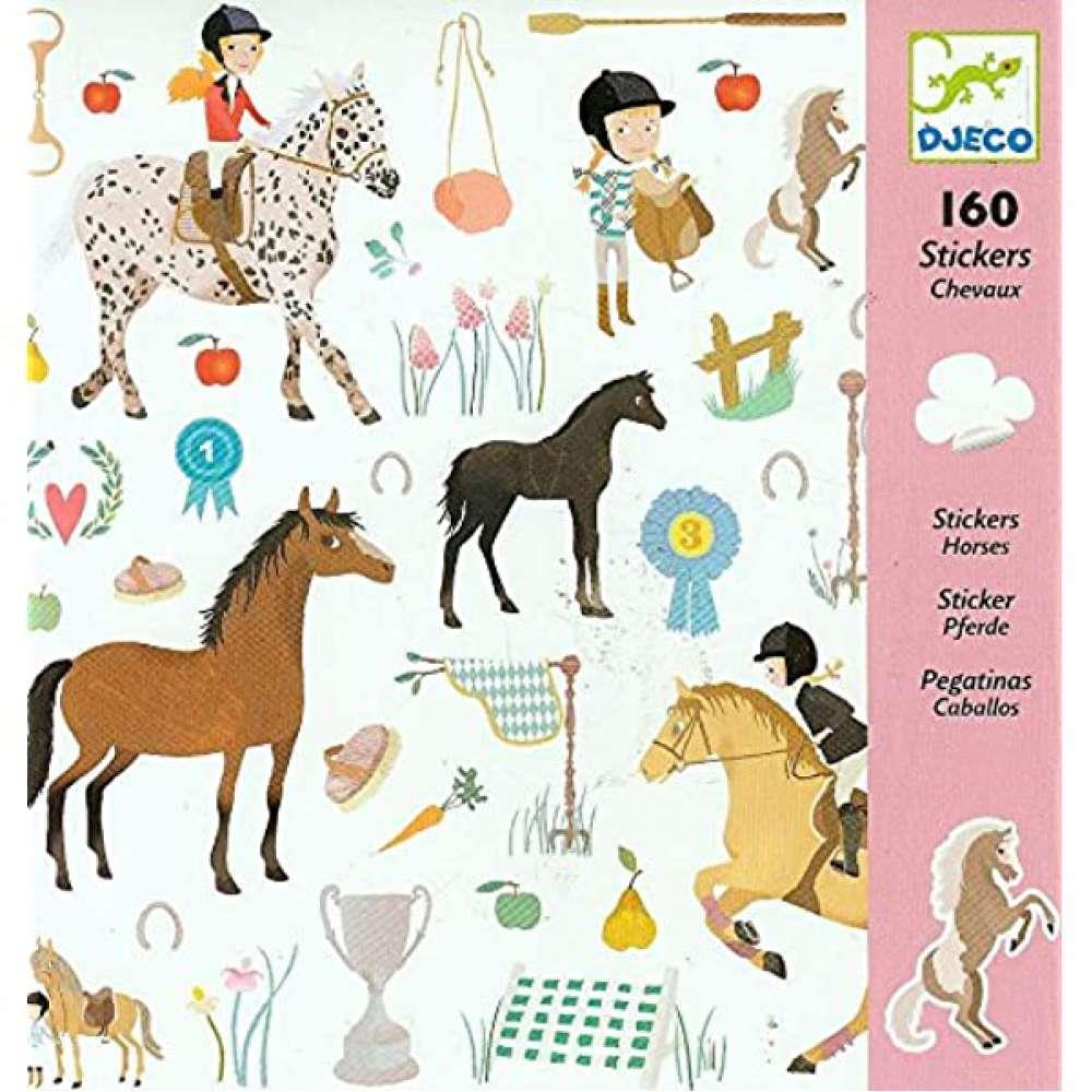 Autocolantes Cavalos 160 Peças