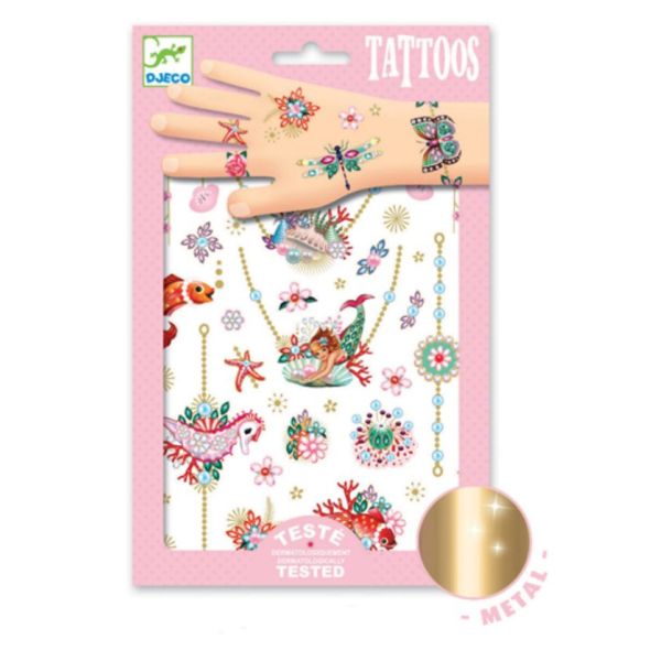 Djeco Jóias da Fiona 50 Tatuagens Metalizadas