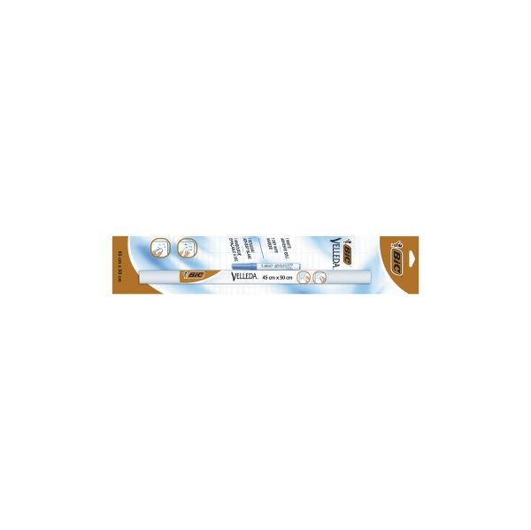 Bic Pack Rolo Adesivo Velleda 67,5x100cm (Quadro Branco) + Marcador - 42931