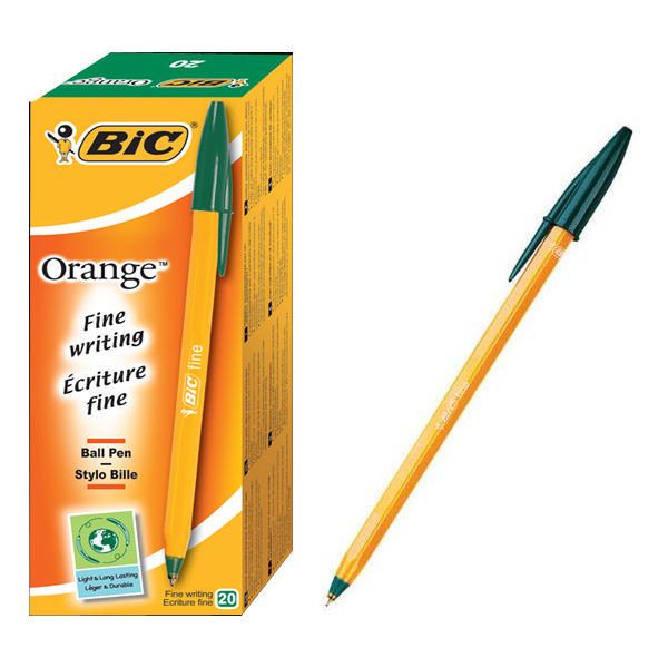 Bic Caneta Esferográfica Orange Original Fine 0.35mm Verde (Cx 20un)