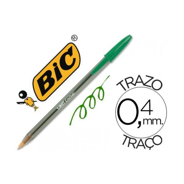 Bic Esferográfica Cristal Original Verde 1 Un.