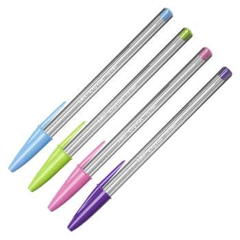 BIC Cristal large Azul, Verde, Rosa, Violeta Esferográfica 20 unidade(s)