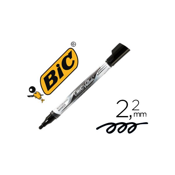 Bic Marcador Velleda Liquid Pocket Ponta Redonda 2.2 mm Preto 1 Un.