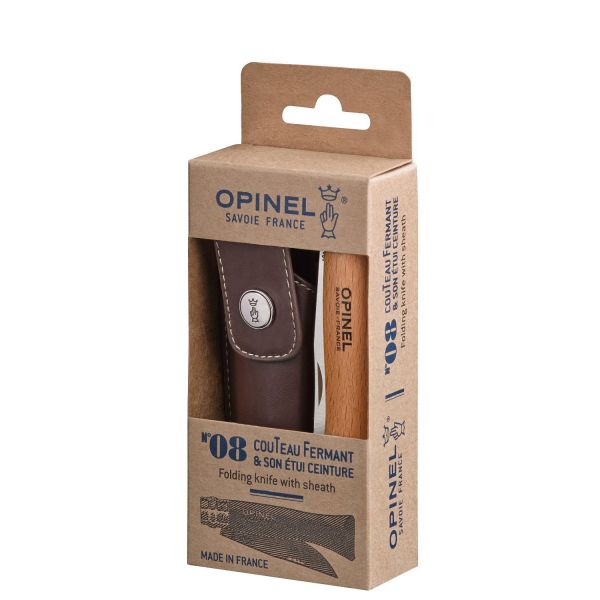 Opinel Canivete N- 8 Inox VRI + Bolsa