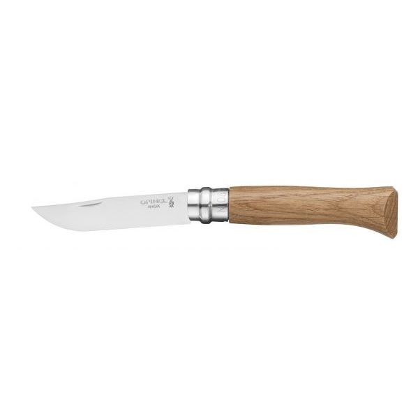 Opinel Canivete N- 8 Inox VRI Oak - Cabo de Carvalho