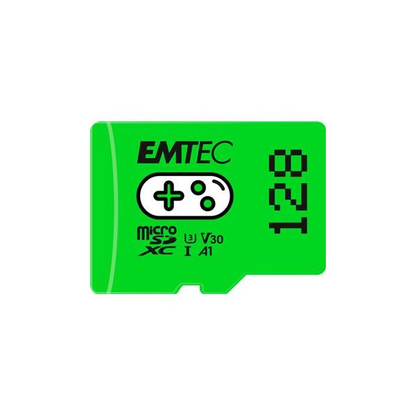 Emtec 128GB microSDXC Cartão memória Gaming UHS-I U3 V30 A1