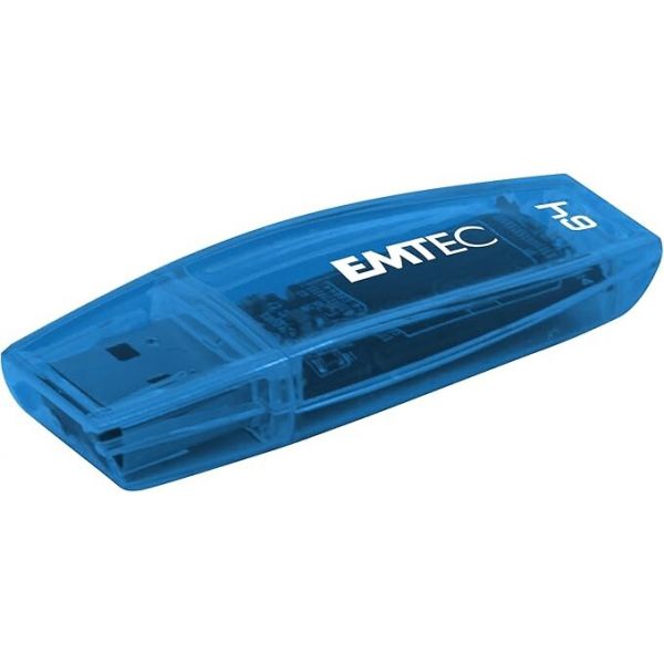 Emtec Pen Drives C410 Color Mix 64GB USB 2.0 Cores Néon 2 Unidades