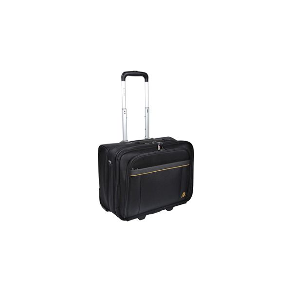 Exacompta Mala para Portatil Exactive Ate 15.6" com Rodas e Asa Telescopica Preta 450x255x395 mm Preto