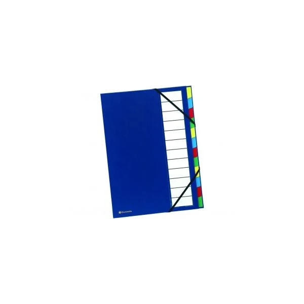 Exacompta 6 un. Capas Classificadoras Capa Dura A4 Azul - 55342E