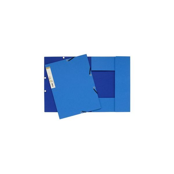 Exacompta Pasta Cartão Reciclado A4 3 Abas c/ Elásticos Forever 240x320mm Light Blue - 56982E