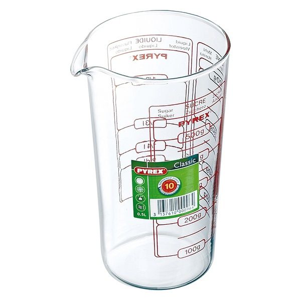 Pyrex Copo Classic Vidrio Transparente Vidro 0,5 L - S2700382