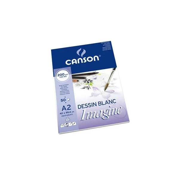 Canson Bloco de Desenho Imagine 59.4x42cm A2 200g 50 Fls - 1086003