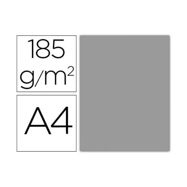 Guarro 50 Fls Cartolina Din A4 Cinza Pérola 185g - 54804