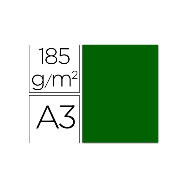 Guarro Cartolina A3 Verde Bilhar 185 gr. (50 Folhas) - OFF054770CE