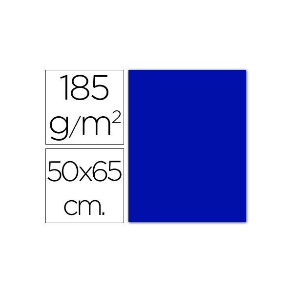 Guarro Cartolina 185 gr. 50X65 cm Azul Marinho - OFF021033CE