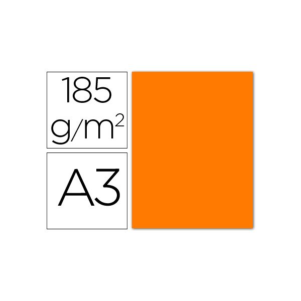 Guarro Cartolina A3 Laranja Fluorescente 185 gr. (50 Folhas) - OFF054787CE