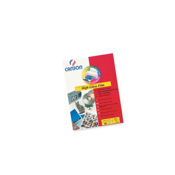 Canson Papel Fotog Film Polyest 130g A4 P/inkjet 10F Branco