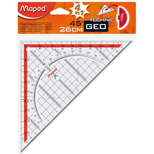 Maped Esquadro Aristo Geometria 26 cm
