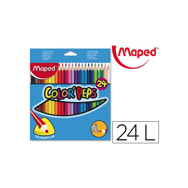 Maped Lápis de Cor Color Peps 24 un.