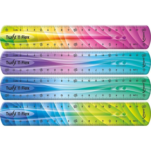 Maped Régua 20cm Flexível Twist Decor 1 un.