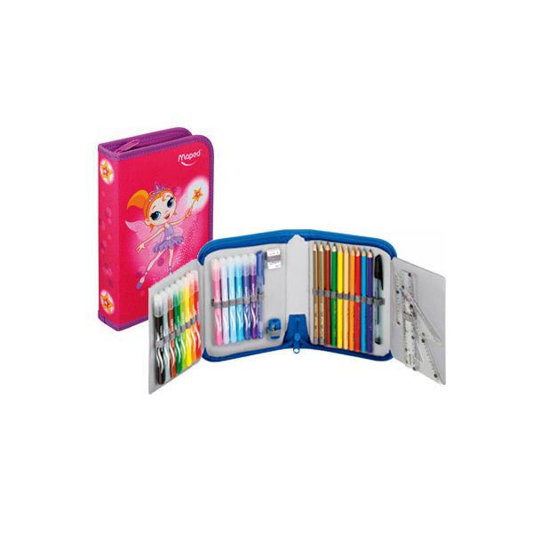 Maped Plumier Escolar Hada C/ Fecho Contem 32 Pecas - OFF074900CE