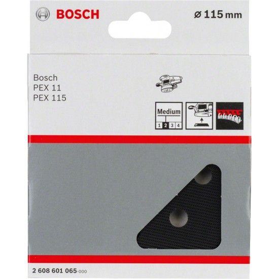 Prato p/lixadora 115mm médio refª 2608601065 Bosch