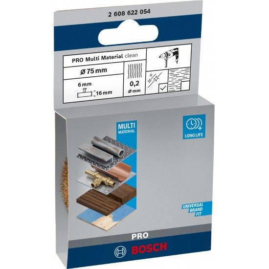 Catrabucha em disco PRO Multi Material clean, encabadouro reto, 75 x 0,2 mm refª 2608622054 BOSCH