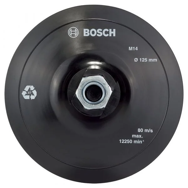 Bosch Professional 125 Mm Velcro Sanding Plate Grinder Prateado