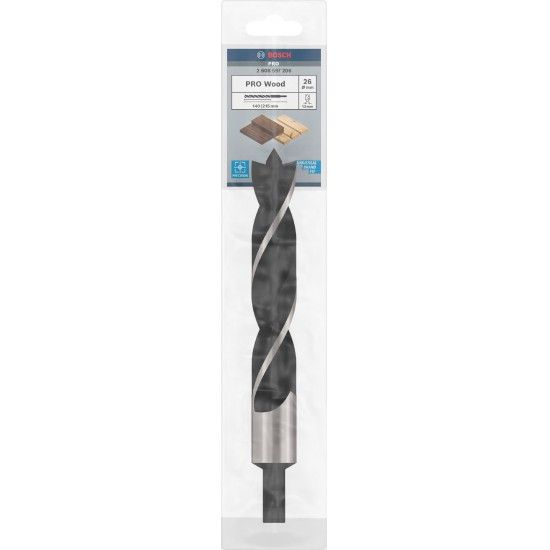Broca para madeira PRO Wood, 26 x 160 x 215 mm refª 2608597206 BOSCH