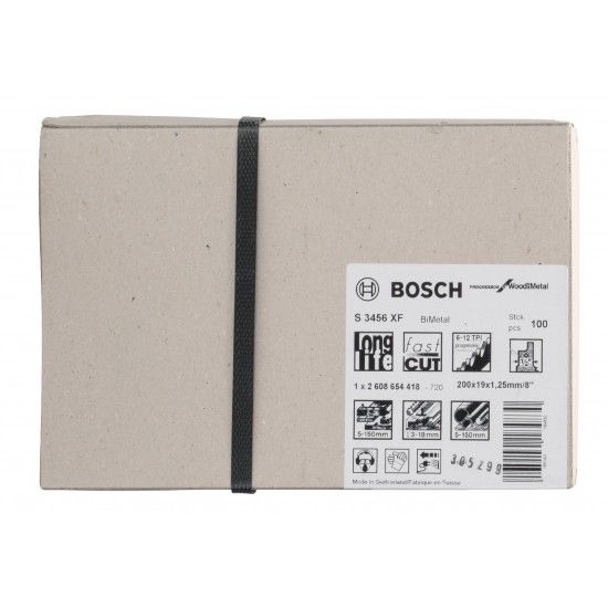 Lâmina de serrote elétrico S 3456 XF refª 2608654418 BOSCH