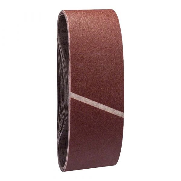 Bosch Professional X440 Virutex 100x690 Mm G100 Sandpaper Band 10 Units Castanho