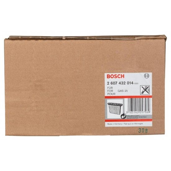 Filtro de celulose com pregas refª 2607432014 BOSCH