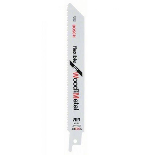 Bosch Lâmina de Serra Sabre RB -100ERV S 922 HF Bi-Metal 150mm para Madeira e Metal