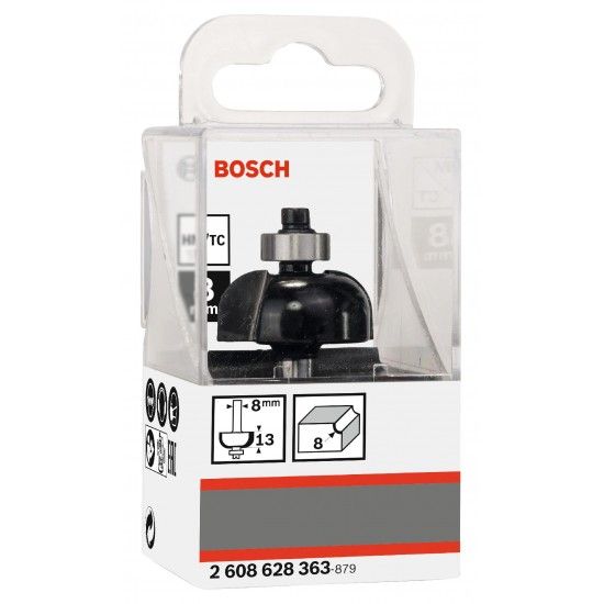 Fresa Bit Cove, R 8, Shank 8 mm refª 2608628363 BOSCH