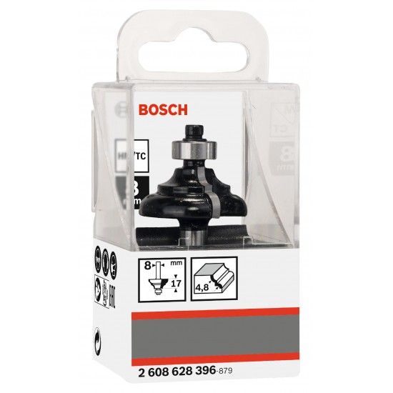 Fresa Bit Classical Ogee, R 4.8, Shank 8 mm refª 2608628396 BOSCH